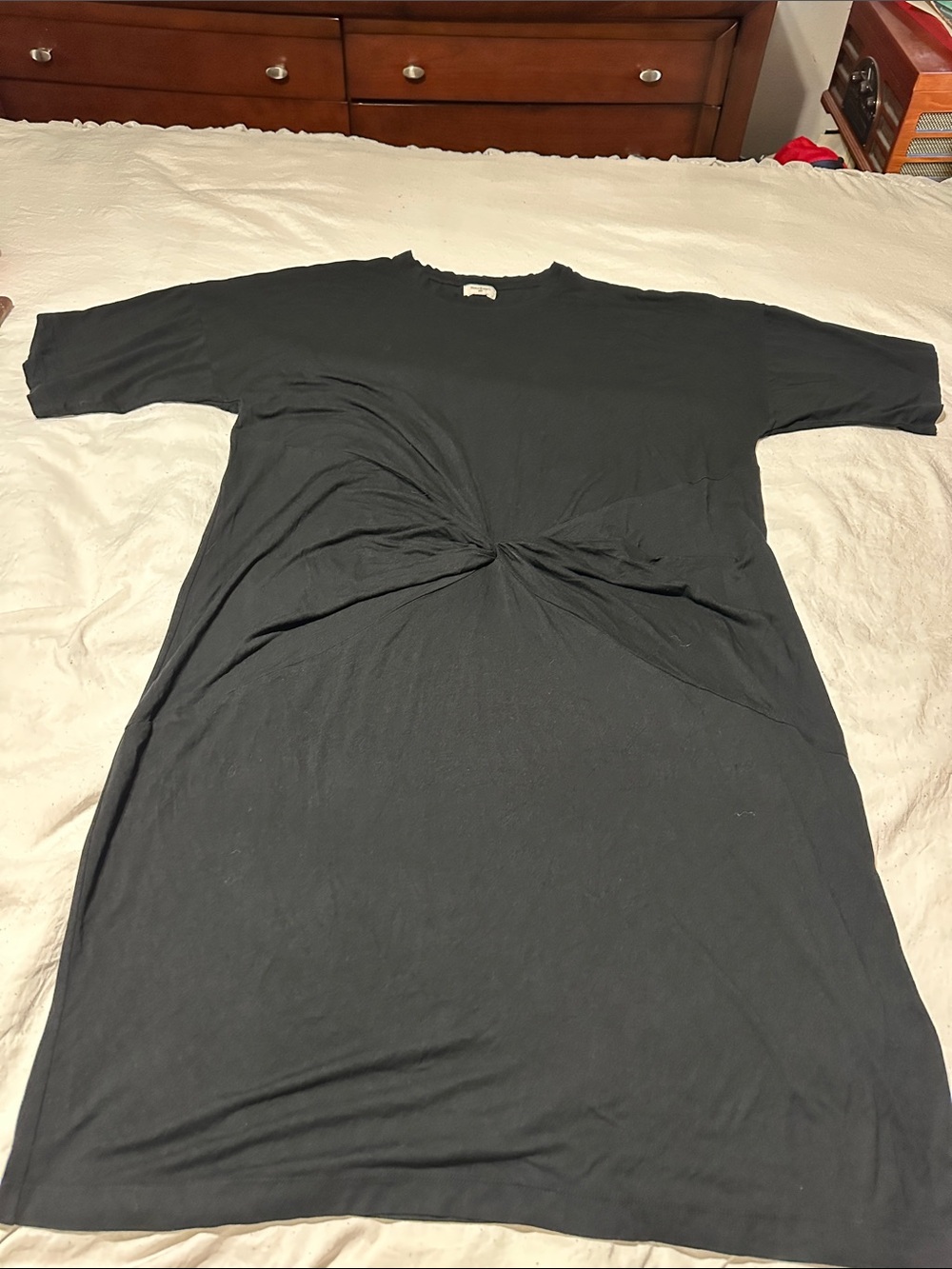 World Market Women’s Black Twist-Front Dress